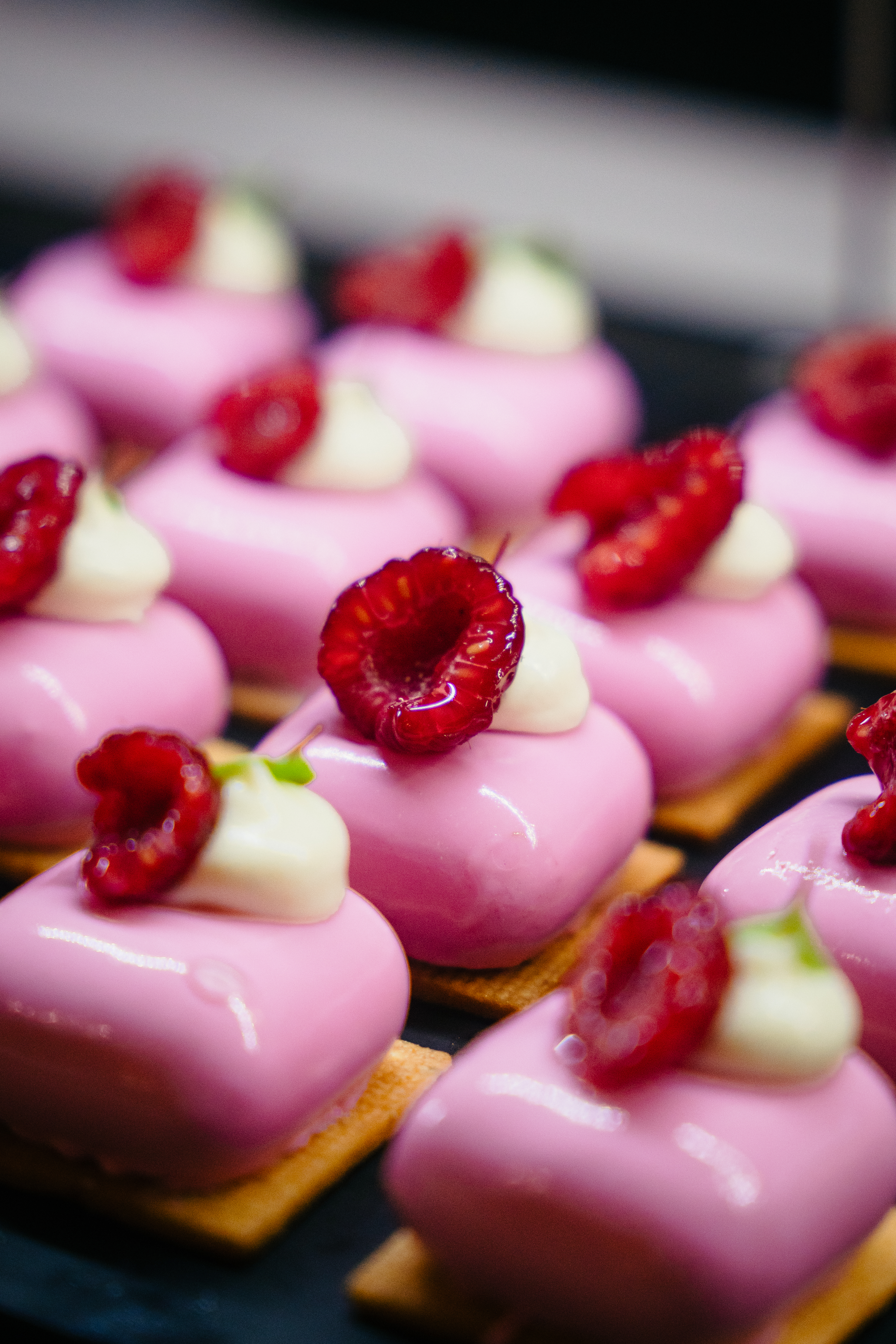 Raspberry Mirror Glaze